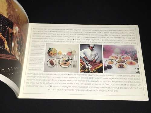 VINTAGE CONCORDE BROCHURE BRITISH AIRWAYS + GNOMES