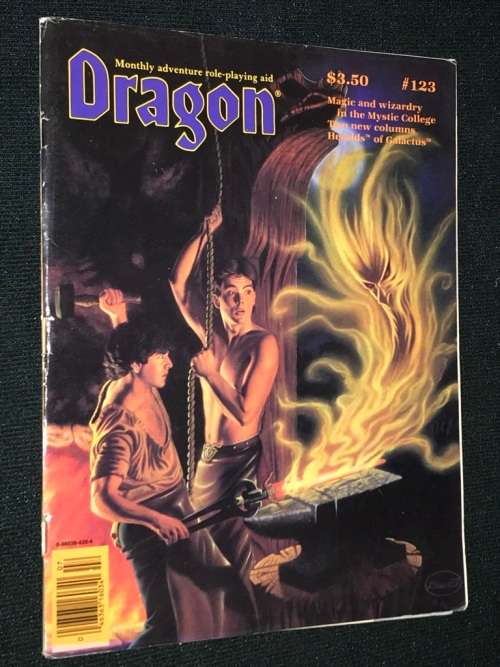 DRAGON MONTHLY ADVENTURE ROLE-PLAYING AID #123