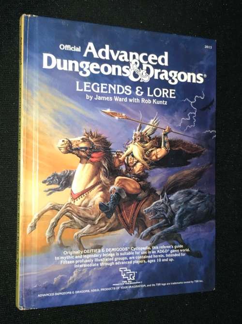 ADVANCED DUNGEONS & DRAGONS LEGENDS OF LORE BY JAMES WARD &  ROB KUNTZ