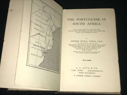THE PORTUGUESE IN SOUTH AFRICA BY GEORGE M`CALL THEAL 1898