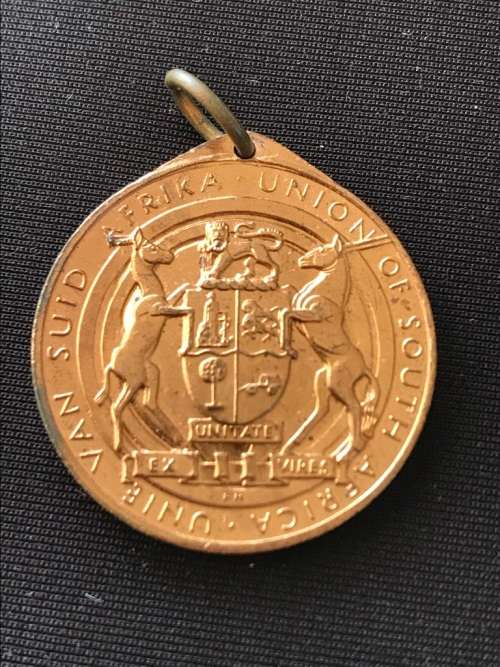 1937 UNION OF SOUTH AFRICA CORONATION BRONZE MEDAL