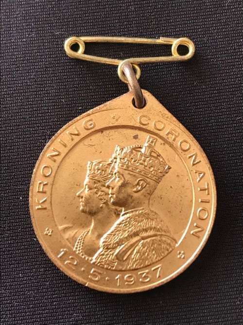 1937 UNION OF SOUTH AFRICA CORONATION BRONZE MEDAL
