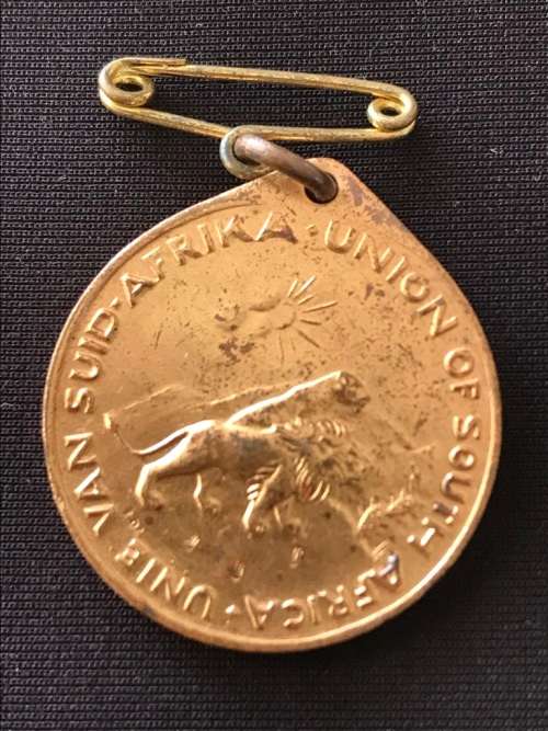 1937 UNION OF SOUTH AFRICA CORONATION BRONZE MEDAL