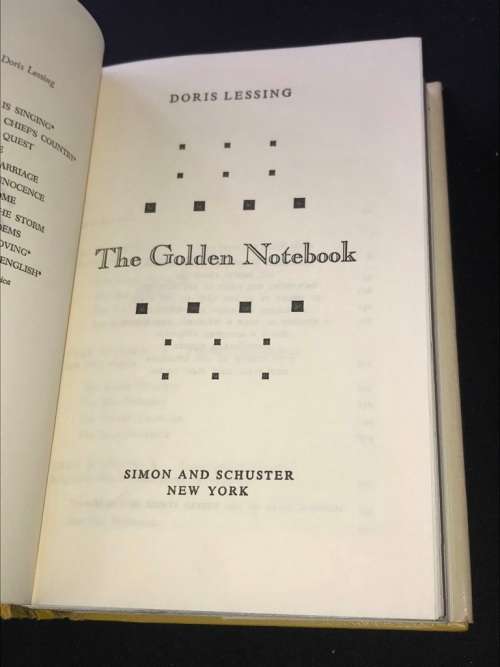 THE GOLDEN NOTE BOOK BY DORIS LESSING 1ST PRINTING 1962 & 9 OTHER TITLES