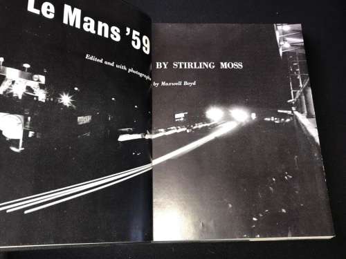 LE MANS BY STIRLING MOSS SIGNED
