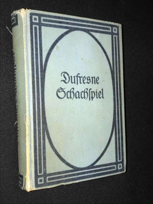 KLEINES LEHRBUCH DES SCHACHSPIELS VON JEAN DUFRESNE - ANTIQUE CHESS