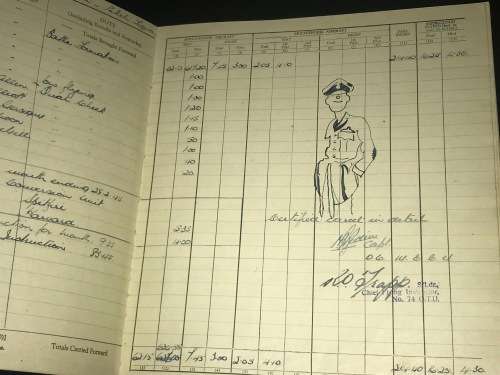 ROYAL AIR FORCE PILOTS FLYING LOG BOOK 1945