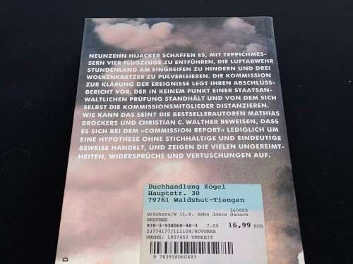 11.9. ZEHN JAHRE DANACH DER EINSTURZ EINES LUGENGEBAUDES - MATHIAS BROCKERS & CHRISTIAN C. WALTHER