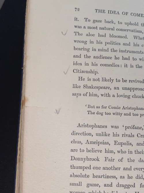 AN ESSAY ON COMEDY AND THE USES OF THE COMMON SPIRIT BY GEORGE MEREDITH 1919