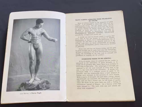 TRAINING FOR GREAT STRENGTH BY CHAS. T. TREVOR VINTAGE