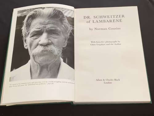DR. SCHWEITZER OF LAMBARENE BY NORMAN COUSINS