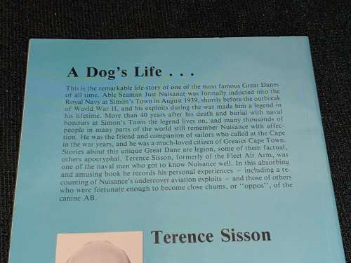 JUST NUISANCE HIS FULL STORY BY TERENCE SISSON