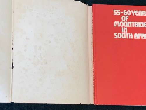 55-60 YEARS OF MOUNTAINEERING IN SOUTH AFRICA BY A.B. BERISFORD SIGNED COPY