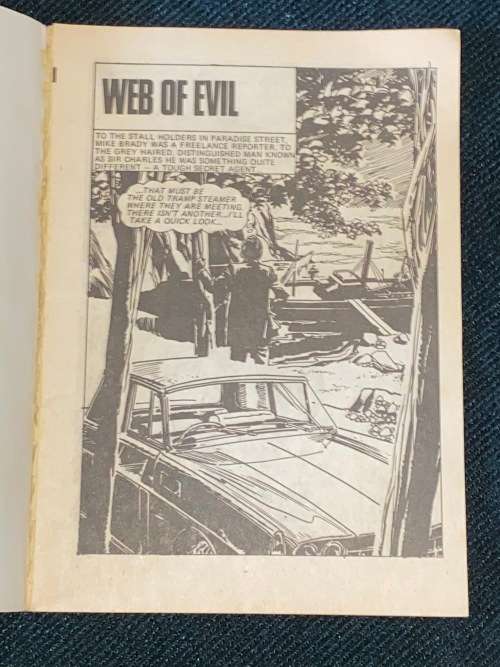WEB OF EVIL - LEISURE DETECTIVE LIBRARIES NO. 18