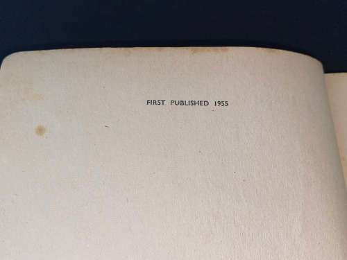 CONDITIONED FOR SPACE BY ALAN ASH 1955 ADVANCED PROOF COPY