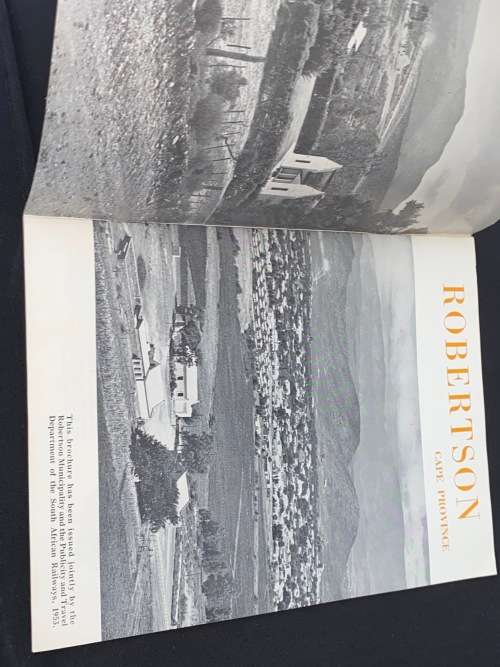 VINTAGE ROBERTSON TRAVEL BROCHURE DEPARTMENT OF SOUTH AFRICAN RAILWAYS