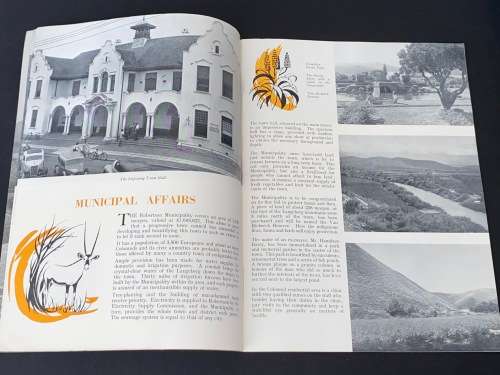 VINTAGE ROBERTSON TRAVEL BROCHURE DEPARTMENT OF SOUTH AFRICAN RAILWAYS