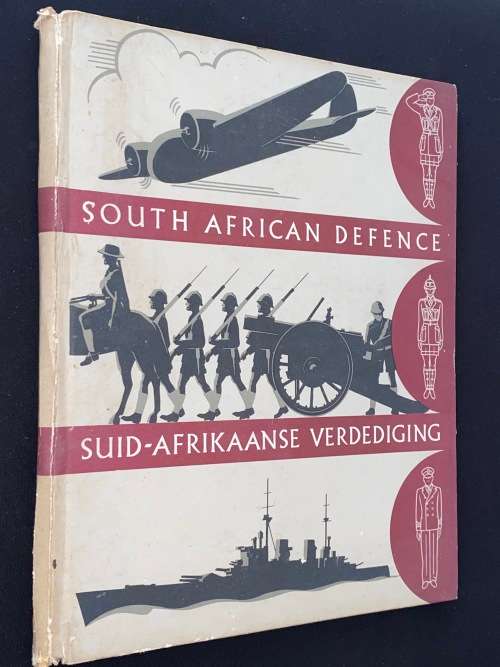 SOUTH AFRICAN DEFENCE - WW2 CIGARETTE ALBUM - UNITED / WESTMINSTER TOBACCO COMPLETE