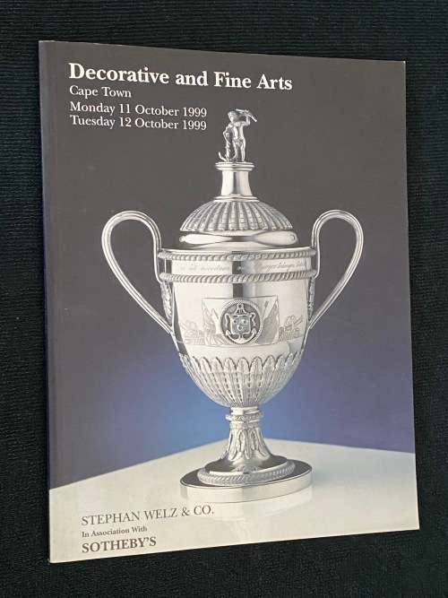 STEPHAN WELZ/SOTHEBY`S AUCTION CATALOGUE CAPE TOWN 11 / 12 OCTOBER 1999