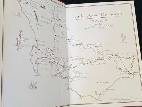 IN THE FOOTSTEPS OF LADY ANNE BARNARD BY JOSE BURMAN SIGNED