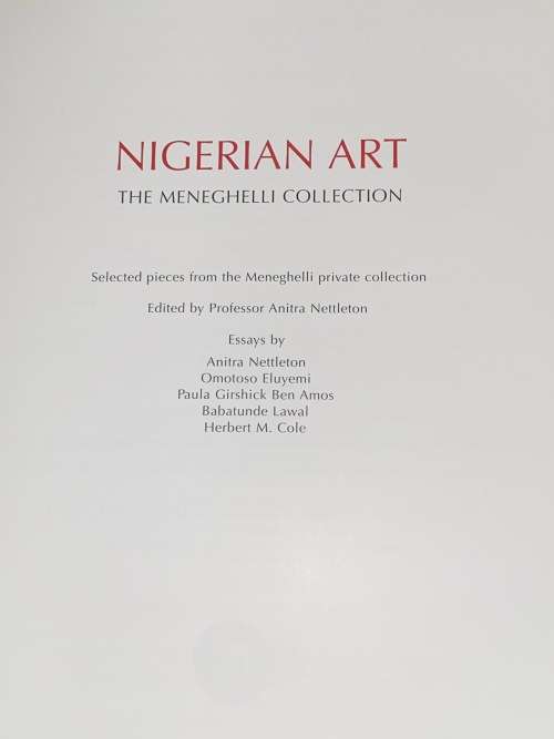 NIGERIAN ART THE MENEGHELLI COLLECTION