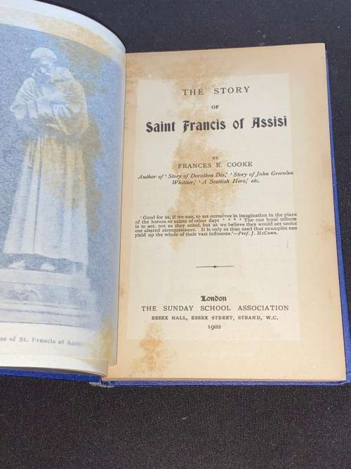 THE STORY OF ST. FRANCIS OF ASSIS BY FRANCIS E. COOKE
