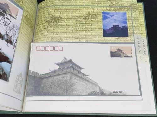 SPECIAL STAMP ALBUM FOR THE CITY WALL OF XI`AN