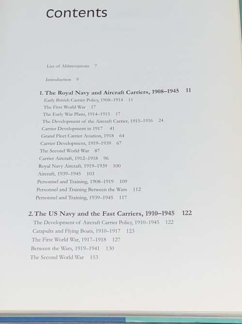 THE AIRCRAFT CARRIER STORY 1908-1945 BY GUY ROBBINS