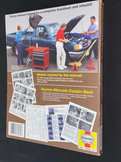 FORD RANGER PICK-UPS 1993 THRU 1996 AUTOMOTIVE REPAIR MANUAL