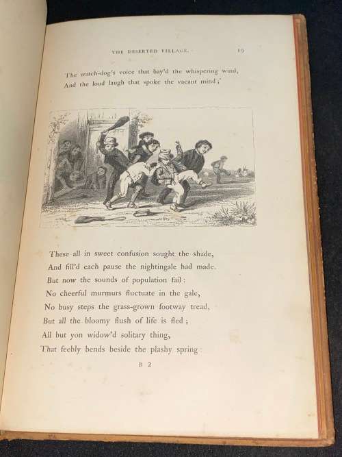 THE DESERTED VILLAGE BY OLIVER GOLDSMITH 1855