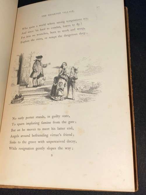 THE DESERTED VILLAGE BY OLIVER GOLDSMITH 1855
