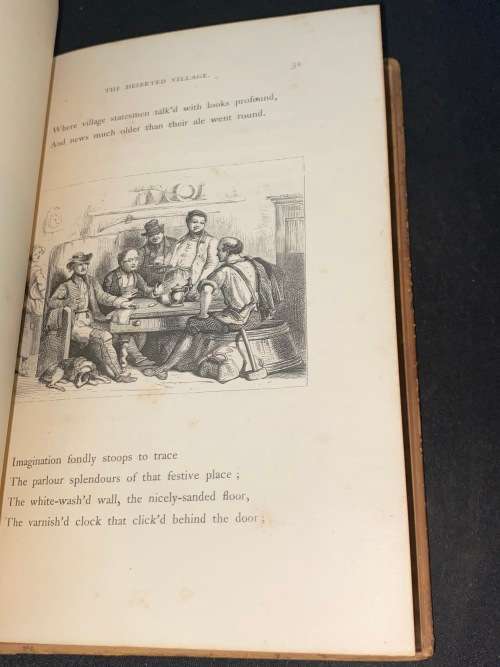 THE DESERTED VILLAGE BY OLIVER GOLDSMITH 1855
