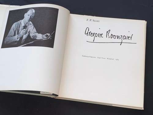 GREGOIRE BOONZAIER BY F.P. SCOTT