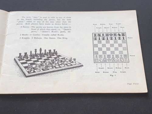 KNOW THE GAME OF CHESS - PRODUCED FOR THE BRITISH CHESS FEDERATION 1950`S