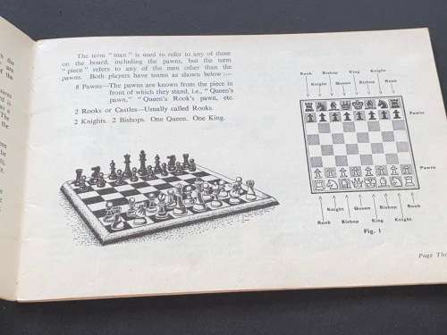 KNOW THE GAME OF CHESS - PRODUCED FOR THE BRITISH CHESS FEDERATION 1950`S