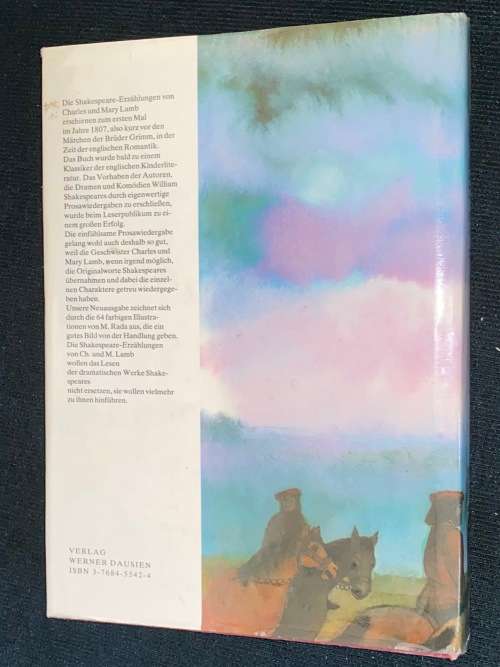 WAS IHR WOLLT SHAKESPEARE ERZAHLUNGEN VON CHARLES UND MARY LAMB