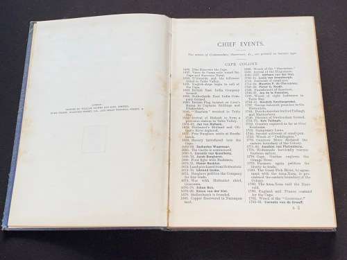 A NEW SCHOOL HISTORY OF SOUTH AFRICA BY REV. J. WHITESIDE 1906