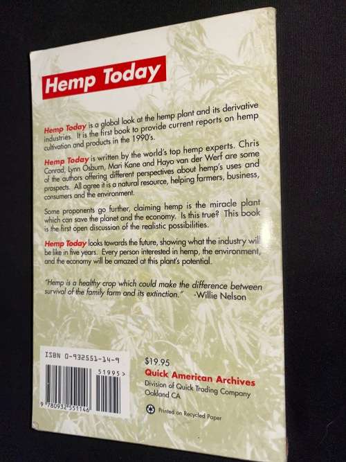 HEMP TODAY BY ED ROSENTHAL