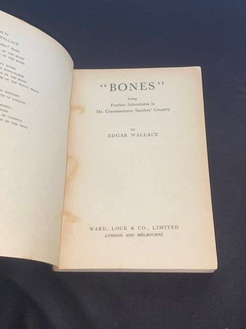 BONES BY EDGAR WALLACE