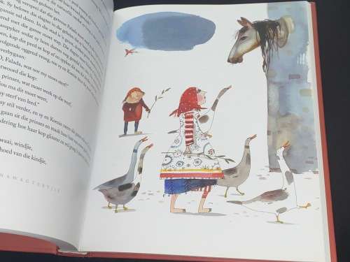 DIE MOOISTE SPROKIES VAN GRIMM  DEUR MARITA VAN DER VYVER EN ILLUSTRASIES DEUR PIET GROBLER