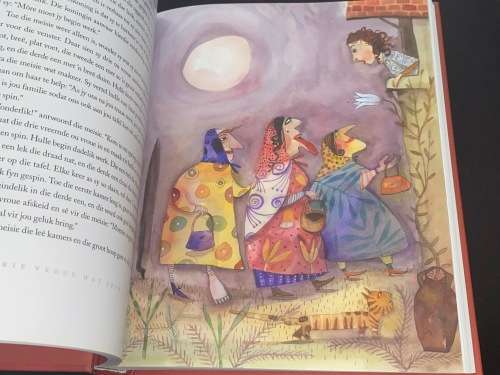 DIE MOOISTE SPROKIES VAN GRIMM  DEUR MARITA VAN DER VYVER EN ILLUSTRASIES DEUR PIET GROBLER