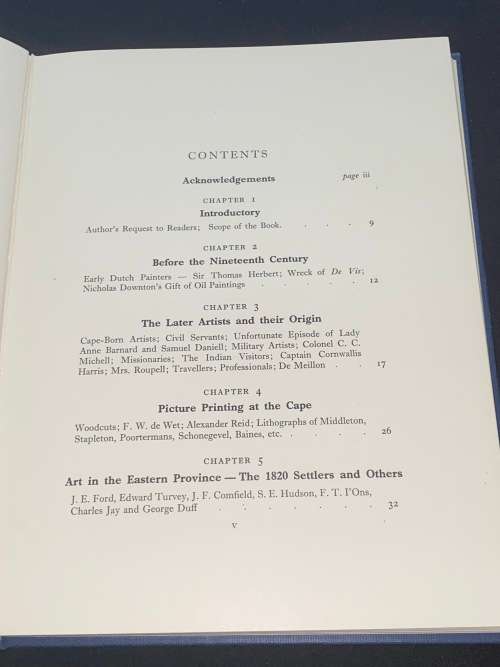 PICTORIAL ART IN SOUTH AFRICA DURING THREE CENTURIES TO 1875 BY A. GORDON-BROWN 1952