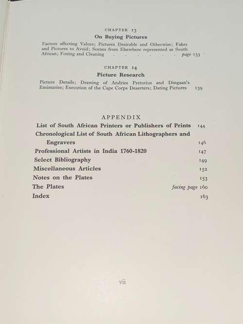 PICTORIAL ART IN SOUTH AFRICA DURING THREE CENTURIES TO 1875 BY A. GORDON-BROWN 1952