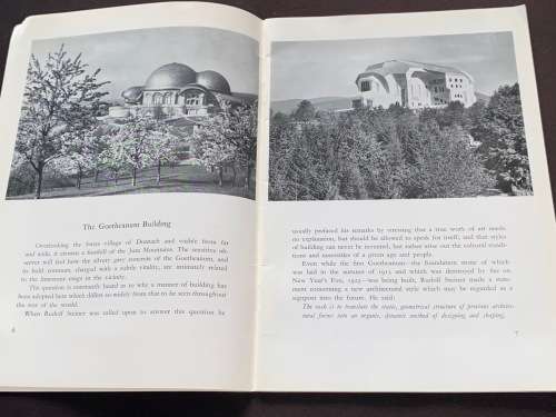 GOETHEANUM SCHOOL OF SPIRITUAL SCIENCE - RUDOLPH STEINER