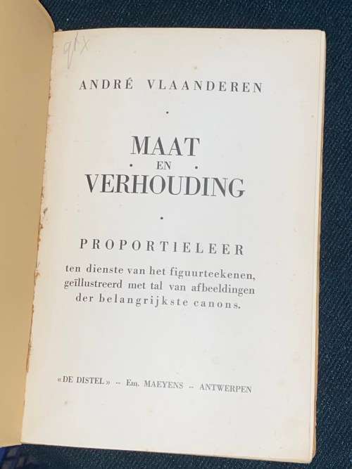 MAAT 7 VERHOUDING PROPORTIELEER - ANDRE VLAANDEREN