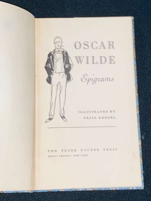 OSCAR WILDE EPIGRAMS