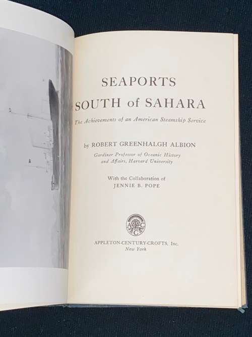 SEAPORTS SOUTH OF THE SAHARA BY ROBERT GREENHALGH ALBION