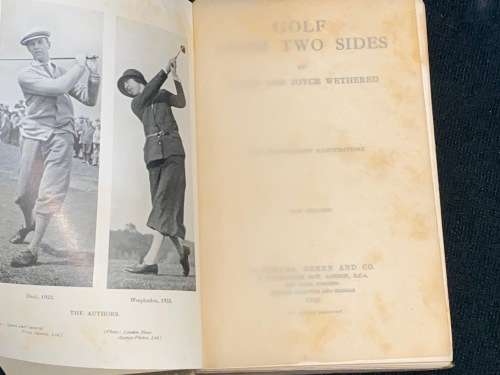 GOLF FROM TWO SIDES BY ROGER AND JOYCE WETHERED 1925