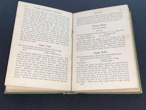 PLAIN COOKERY RECIPES - EDINBURGH SCHOOL OF COOKERY AND DOMESTIC ECONOMY
