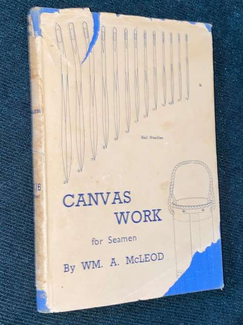 CANVAS WORK FOR SEAMEN BY WM. A. MCLEOD SCARCE TITLE